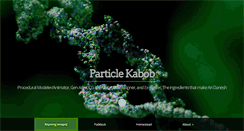 Desktop Screenshot of particlekabob.com